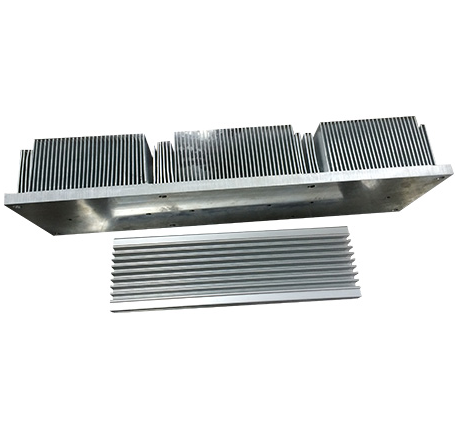 What are the benefits of using friction stir welded heat sinks?